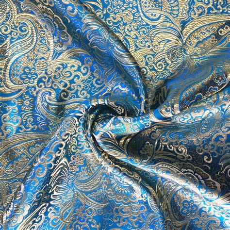 blue rust metalic fabric|blue fabric by the yard.